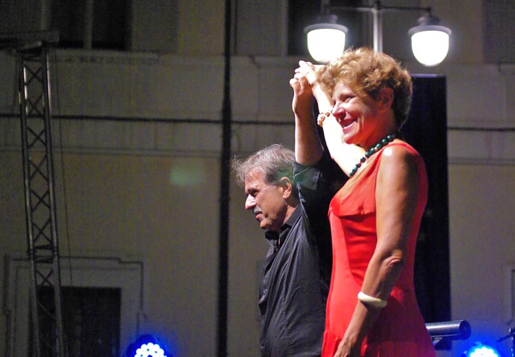 Luciano Vavolo e Pamela Villoresi