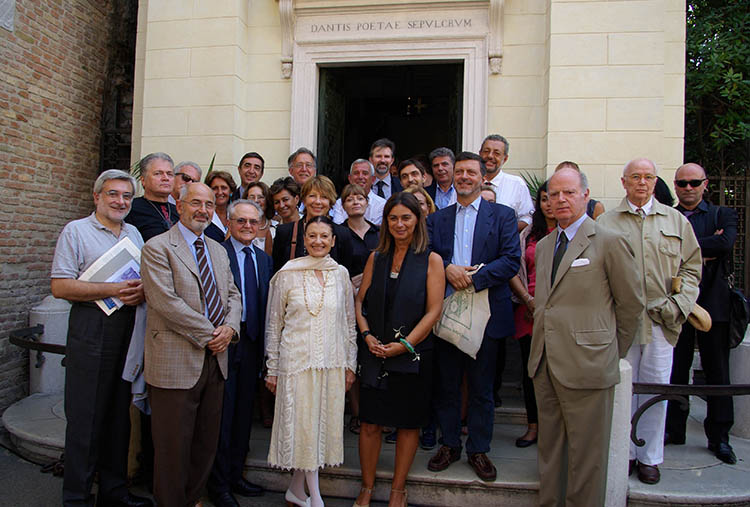 Carla Fracci e la delegazione fiorentina presente alla cerimonia